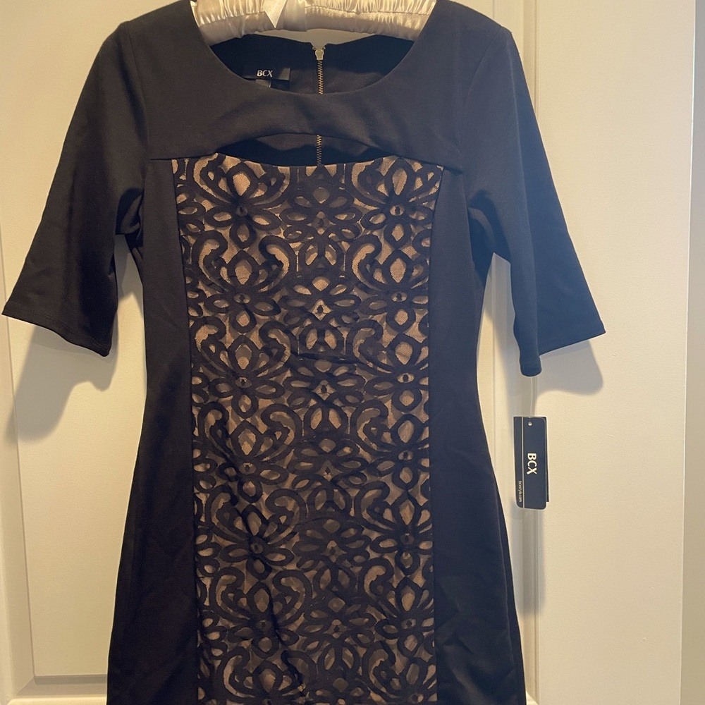 Black and Nude Dress